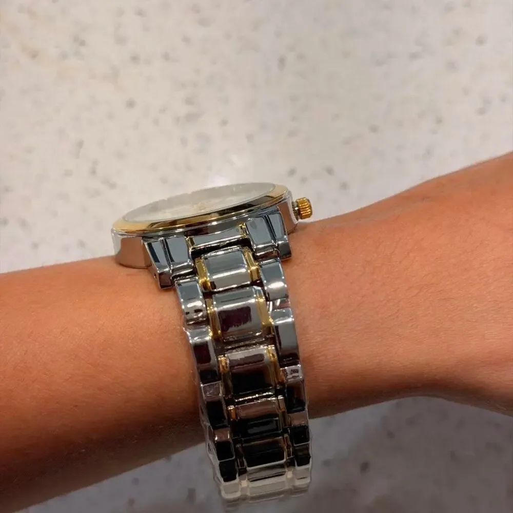 Pablo raez two tone stainless steel minimalist watch